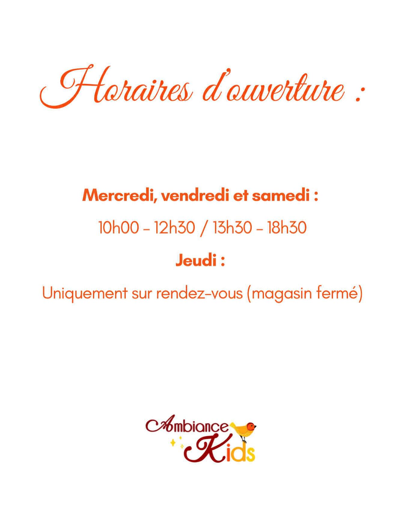 ‼️Info importante ‼️
À partir de la semaine prochaine les horaires évoluent .
Ouverture de la boutique et de l’institut Mercredi / vendredi et samedi .
Le jeudi ouverture UNIQUEMENT sur Rdv .
Les cartes cadeaux peuvent être achetées en ligne et chez @ambiancebienetrequimperle .
Bonne nouvelle : pendant les vacances scolaires nous seront ouvert tous les jours ❤️
N’hésitez pas à faire passer le message .
Merci #merci
#horaires #boutique #quimperle #kids #bienetre #massage #detente #jeu #jouet #madeinfrance #petitcitron #leoetlea #conceptstore