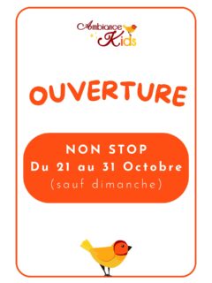 ✨ Ambiance Kids sera ouvert tous les jours à partir d’aujourd’hui jusqu’au jeudi 31 octobre (sauf le dimanche) !
👶 Profitez des vacances pour offrir un moment de détente à vos enfants 💆♀️
🛍️ Ou venez découvrir notre boutique en déstockage ✨
📍 On vous attend avec le sourire à Ambiance Kids – Quimperlé 
#ambiancekids #quimperlé #destockage #enfants #vacances #octobre #bretagne